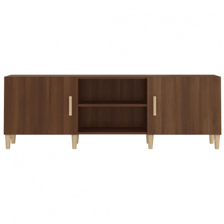 Meuble TV Chêne marron 150x30x50 cm  Meuble TV Chêne marron 150x30x50 cm