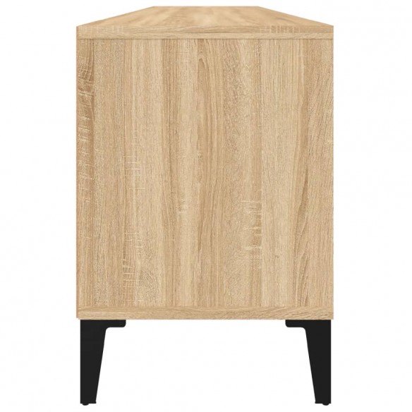 Meuble TV chêne sonoma 150x30x44,5 cm bois d'ingénierie