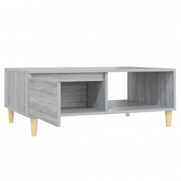 Table basse Sonoma gris 90x60x35 cm Aggloméré