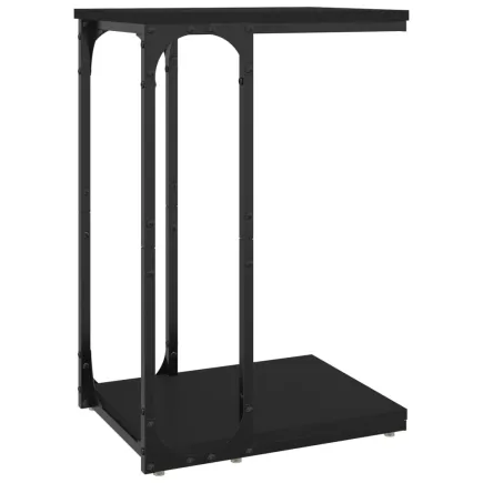 Table d'appoint Noir 40x30x60 cm  2