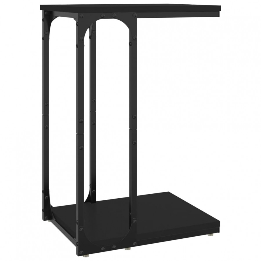 Table d'appoint Noir 40x30x60 cm 