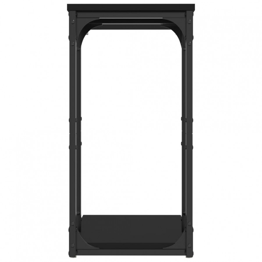 Table d'appoint Noir 40x30x60 cm 