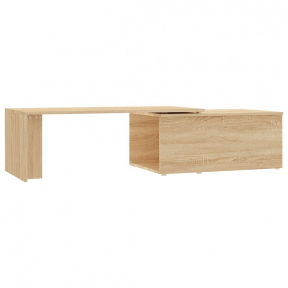 Table basse Chêne sonoma 150x50x35 cm Aggloméré