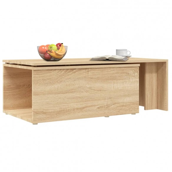 Table basse Chêne sonoma 150x50x35 cm Aggloméré