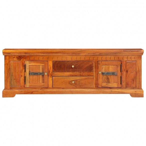 Meuble TV 119x30x40 cm Bois d'acacia massif