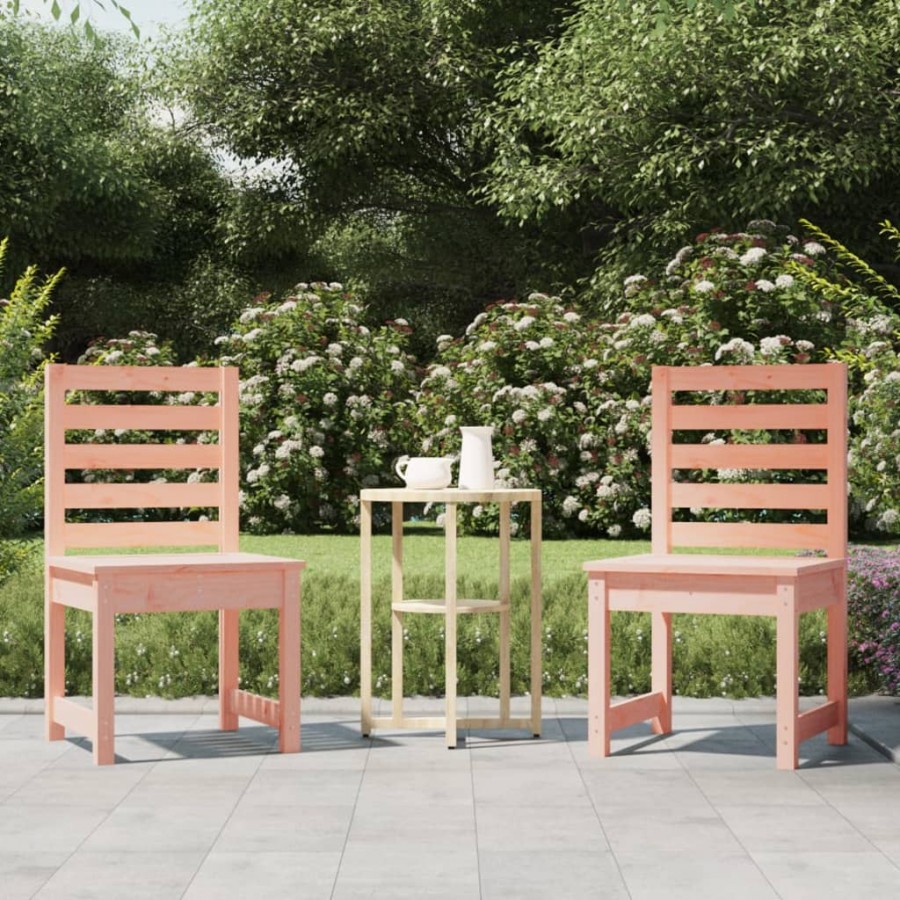 Chaises de jardin 2 pcs 40,5x48x91,5 cm bois massif de douglas