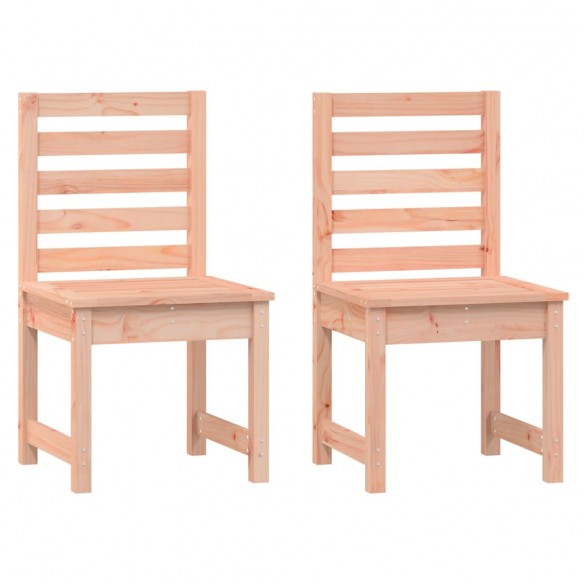 Chaises de jardin 2 pcs 40,5x48x91,5 cm bois massif de douglas