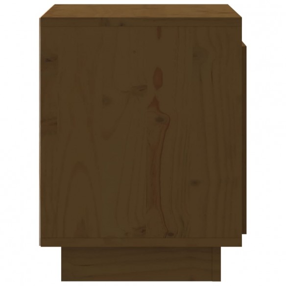 Table de chevet Marron miel 40x30x40 cm Bois de pin solide