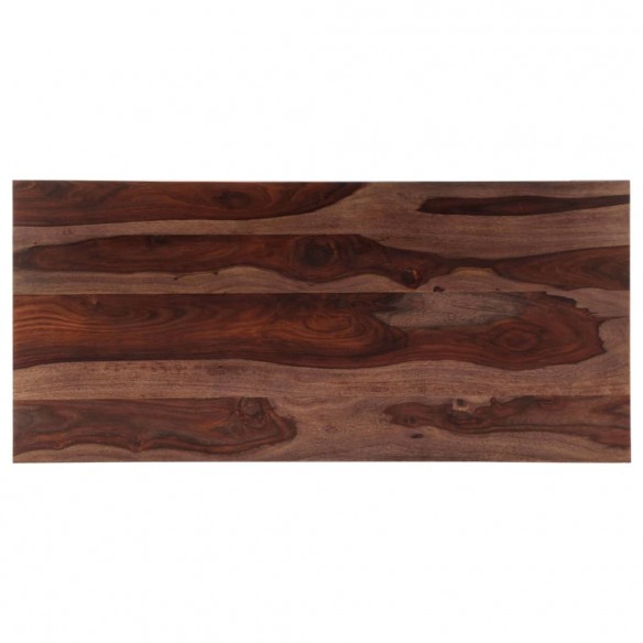 Table basse Gris 110 x 50 x 35 cm Bois de Sesham massif