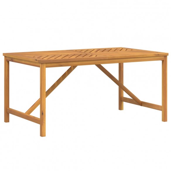 Table à manger de jardin 150x90x74 cm bois d'acacia solide