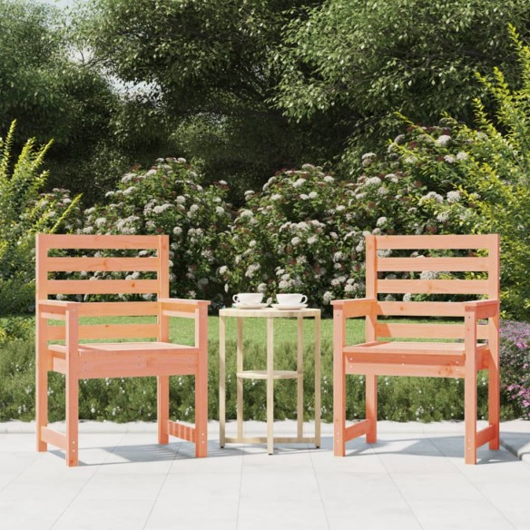 Chaises de jardin 2 pcs 60x48x91 cm bois massif de douglas