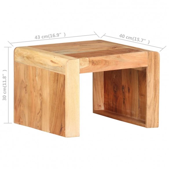 Table d'appoint 43x40x30 cm Bois d'acacia massif