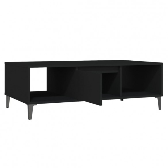 Table basse Noir 103,5x60x35 cm Aggloméré