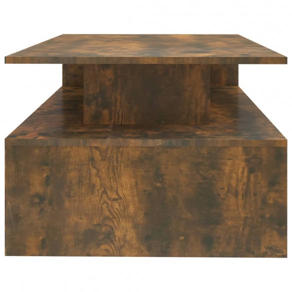 Table basse Chêne fumé 90x60x42,5 cm Bois d'ingénierie