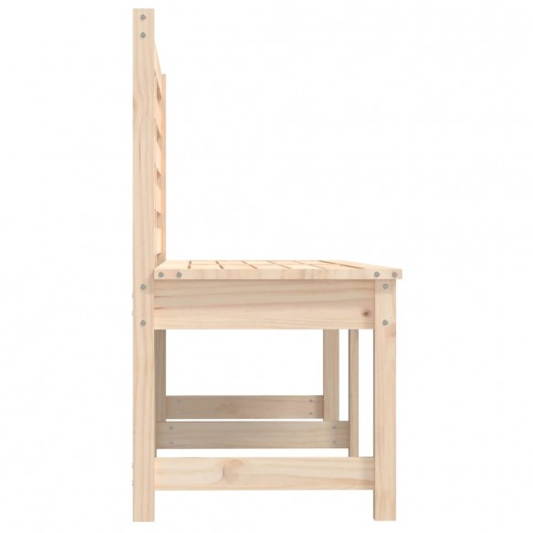 Banc de jardin 157,5 cm bois massif de pin