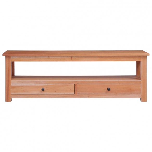 Meuble TV 115x30x40 cm Bois d'acajou massif