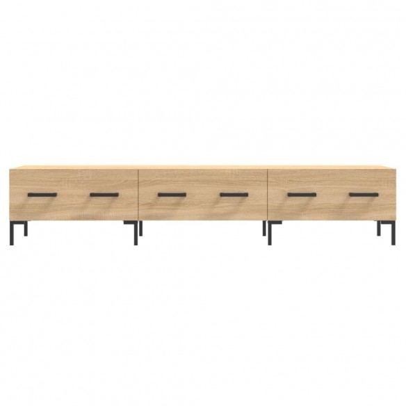 Meuble TV chêne sonoma 150x36x30 cm bois d'ingénierie