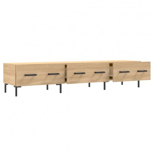 Meuble TV chêne sonoma 150x36x30 cm bois d'ingénierie