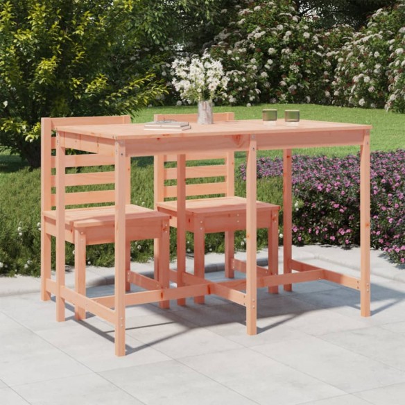 Table de jardin 159,5x82,5x110 cm bois massif de douglas