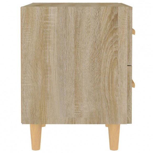 Table de chevet Chêne sonoma 40x35x47,5 cm
