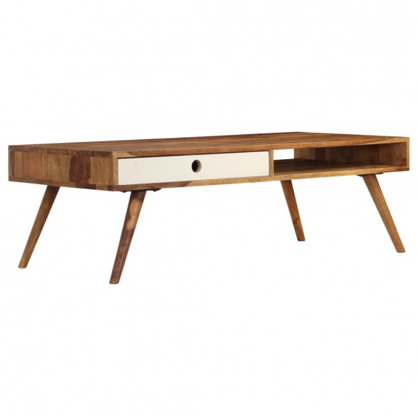 Table basse 110 x 50 x 35 cm Bois de Sesham massif