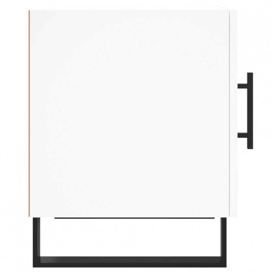 Tables de chevet 2 pcs blanc 40x40x50 cm bois d’ingénierie