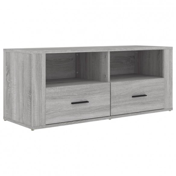 Meuble TV Sonoma gris 100x35x40 cm Bois d'ingénierie