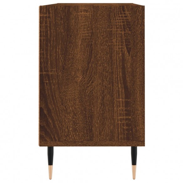 Meuble TV chêne marron 103,5x30x50 cm bois d'ingénierie