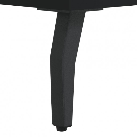 Table de chevet noir 40x35x47,5 cm bois d’ingénierie