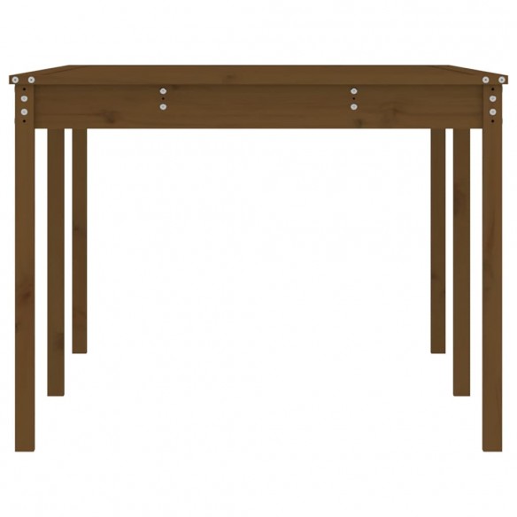 Table de jardin marron miel 203,5x100x76 cm bois massif de pin