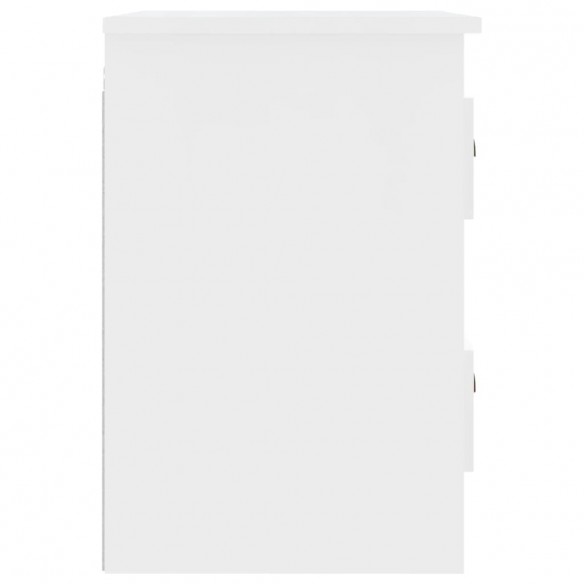 Table de chevet murale blanc 41,5x36x53 cm