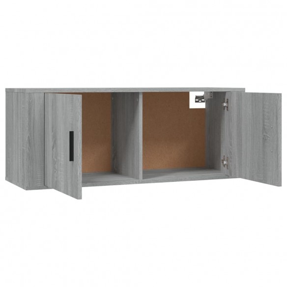 Ensemble de meubles TV 2 pcs Sonoma gris Bois d'ingénierie