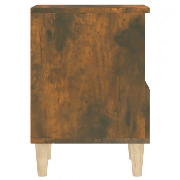 Table de chevet Chêne fumé 40x35x50 cm