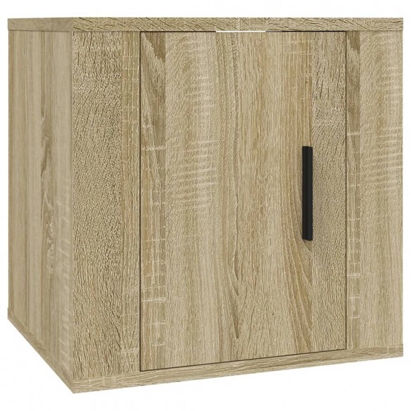 Ensemble de meubles TV 2 pcs chêne sonoma bois d'ingénierie