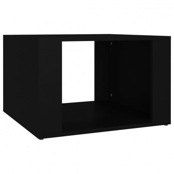Table de chevet Noir 57x55x36 cm Bois d’ingénierie