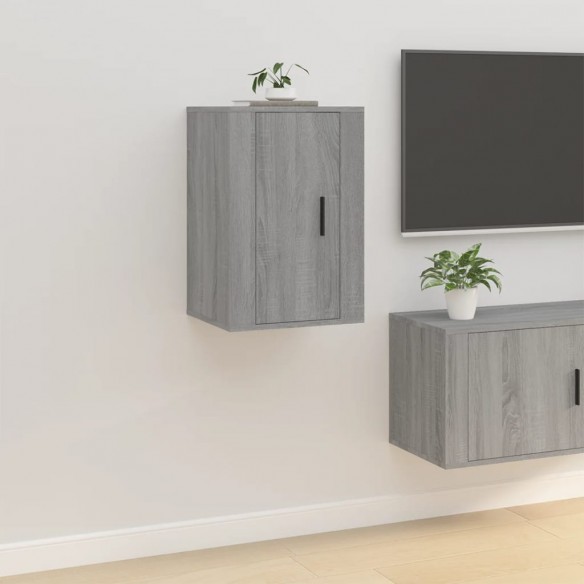 Meubles TV muraux 2 pcs Sonoma gris 40x34,5x60 cm