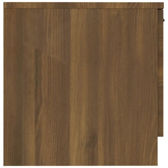 Table de chevet Chêne marron 40x39x40 cm