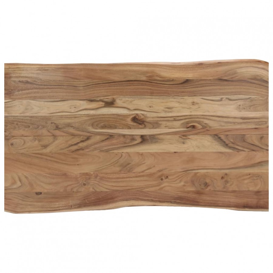 Table de salle à manger 140x80x76 cm Bois d'acacia massif Table de salle à manger 140x80x76 cm Bois d'acacia massif