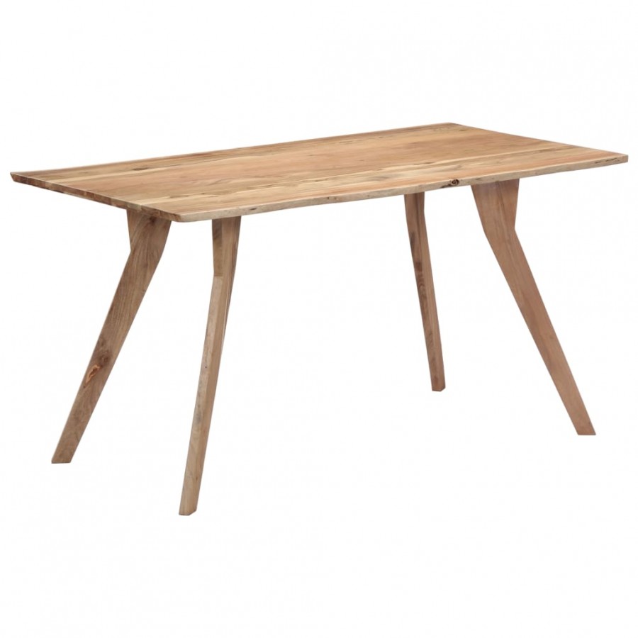 Table de salle à manger 140x80x76 cm Bois d'acacia massif Table de salle à manger 140x80x76 cm Bois d'acacia massif
