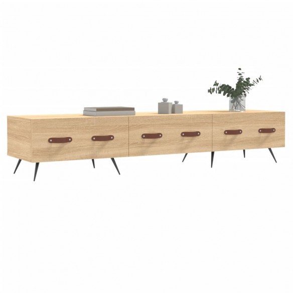 Meuble TV chêne sonoma 150x36x30 cm bois d'ingénierie