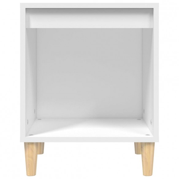 Tables de chevet 2 pcs Blanc 40x35x50 cm