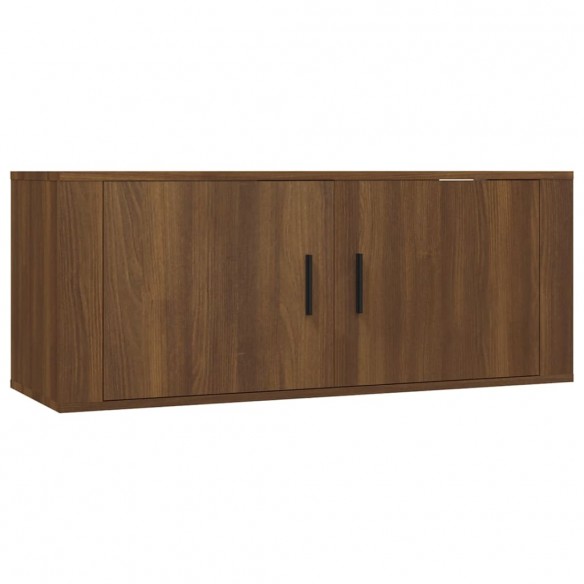 Ensemble de meubles TV 7 pcs Chêne marron Bois d'ingénierie