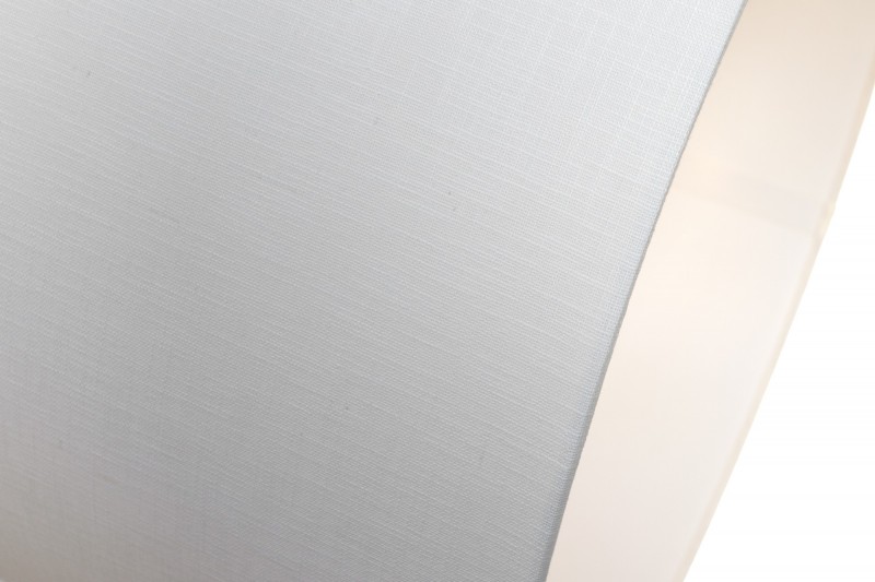 Lampadaire extensible design arc en lin blanc