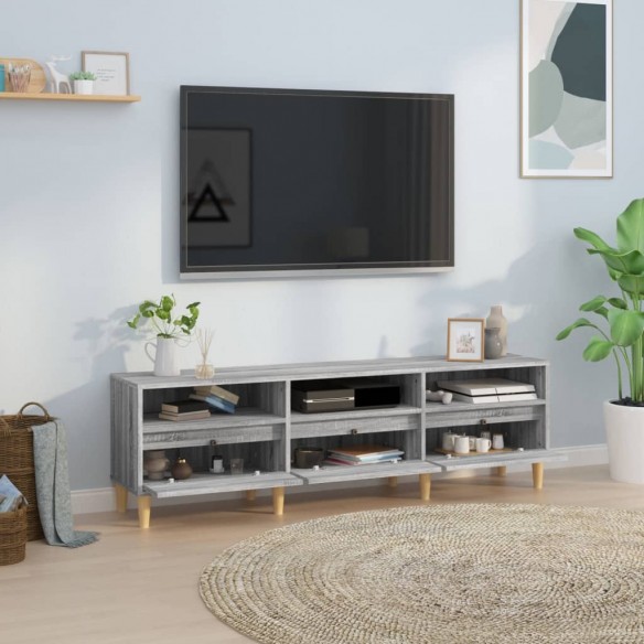Meuble TV Sonoma gris 150x30x44,5 cm bois d'ingénierie
