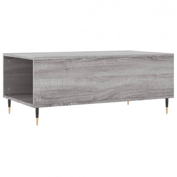 Table basse Sonoma gris 90x50x36,5 cm Bois d'ingénierie