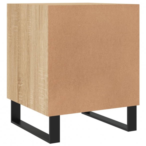 Table de chevet chêne sonoma 40x40x50 cm bois d’ingénierie