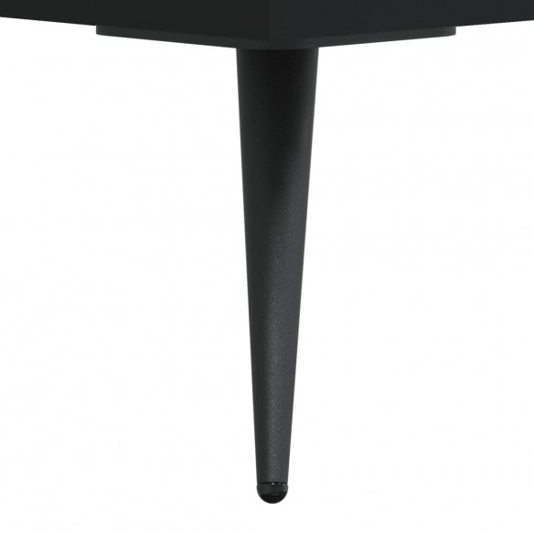 Tables de chevet 2 pcs noir 40x35x47,5 cm bois d’ingénierie