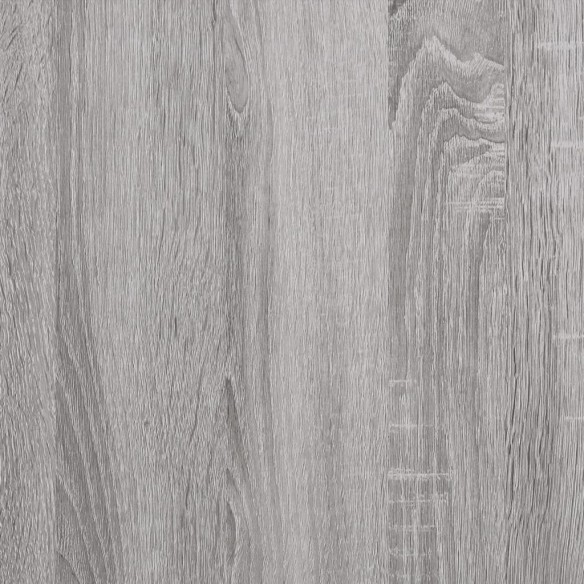 Table basse sonoma gris 60x60x30 cm bois d'ingénierie