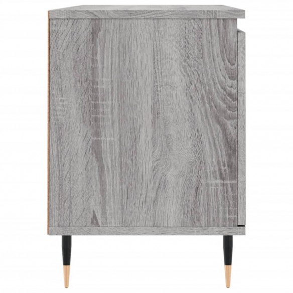 Meuble TV sonoma gris 104x35x50 cm bois d'ingénierie