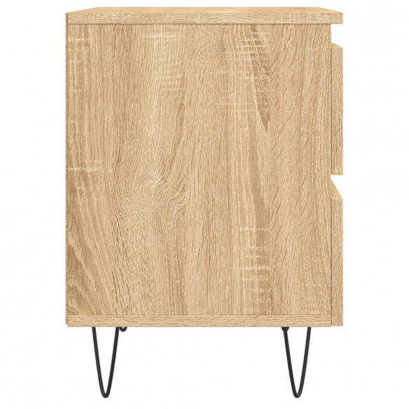 Table de chevet chêne sonoma 40x35x50 cm bois d’ingénierie